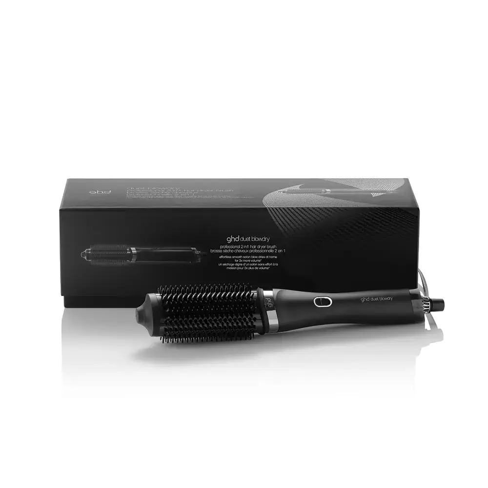 Duet Blowdry - Duet Blowdry 2 In 1 Hairdryer Brush #Black by Ghd