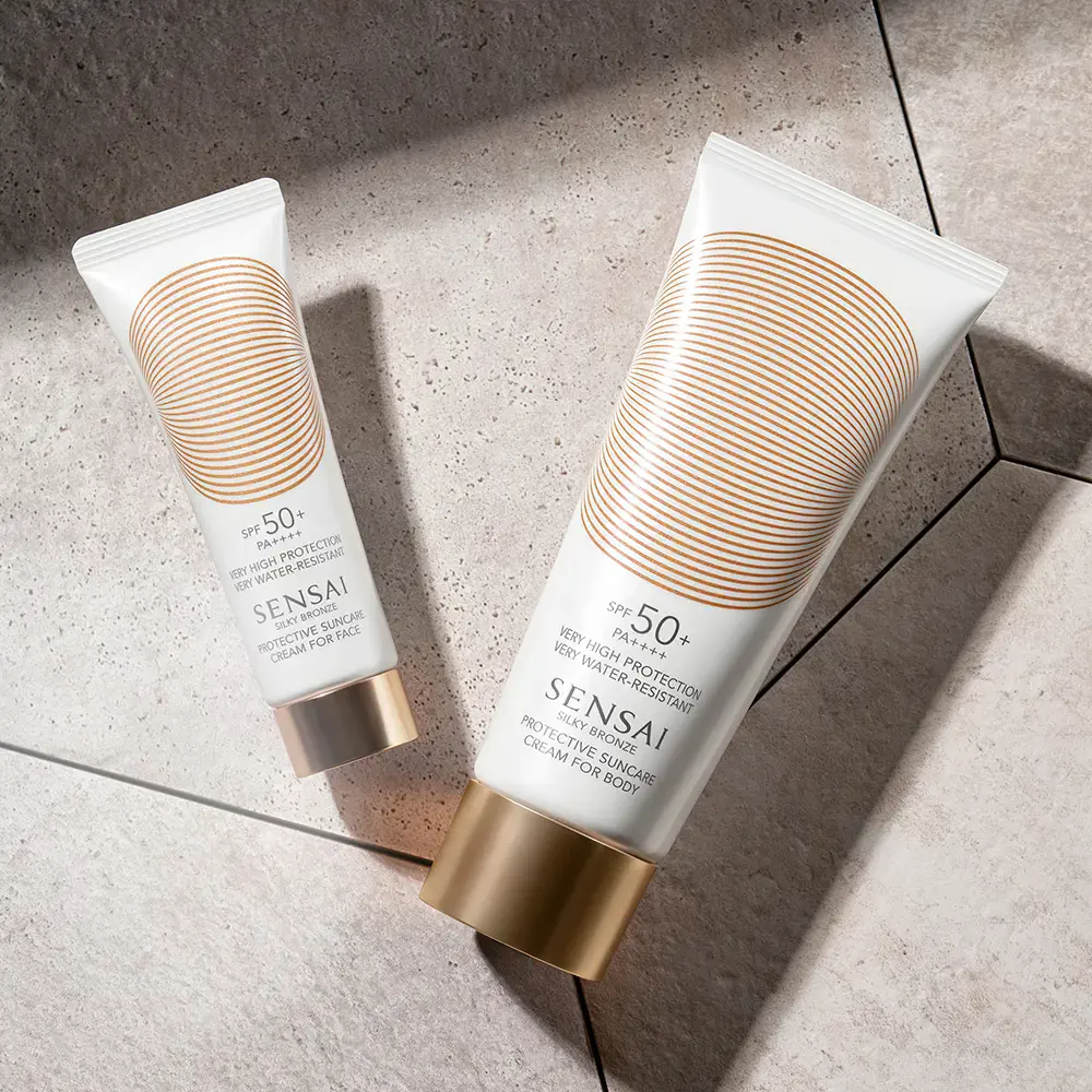 Silky Bronze - Silky Bronze Protective Suncare Cream For Face Spf50+ by Sensai