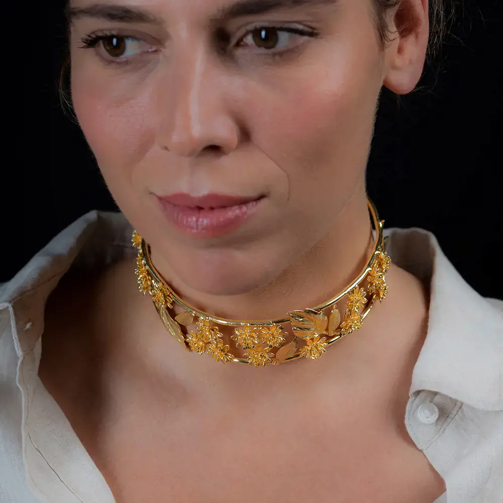 Luxor Choker #Shiny Gold by Shabama Choker Shabama - Luxor Choker #Shiny Gold by Shabama