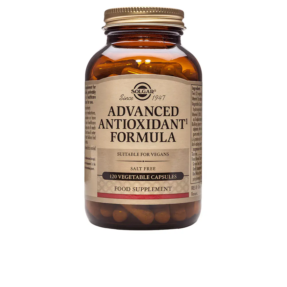 Advanced Antioxidants Formula Capsules 120 U by Solgar Refuerzo Inmunitario Solgar - Advanced Antioxidants Formula Capsules 120 U by Solgar