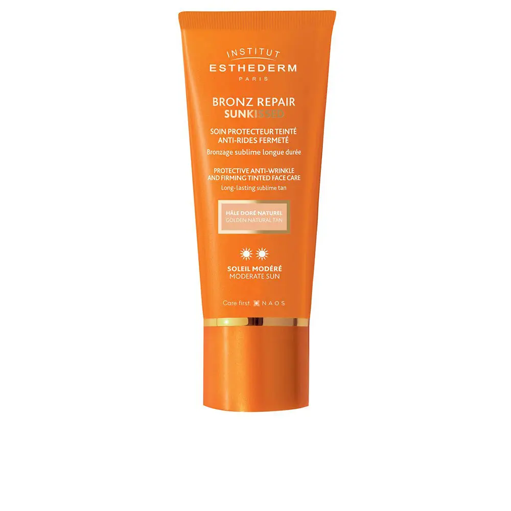 Bronz Repair Sunkissed Anti-Wrinkle Face Cream Moderate Sun #Natural Gold by Institut Esthederm Bronz Repair - Bronz Repair Sunkissed Anti-Wrinkle Face Cream Moderate Sun #Natural Gold by Institut Esthederm
