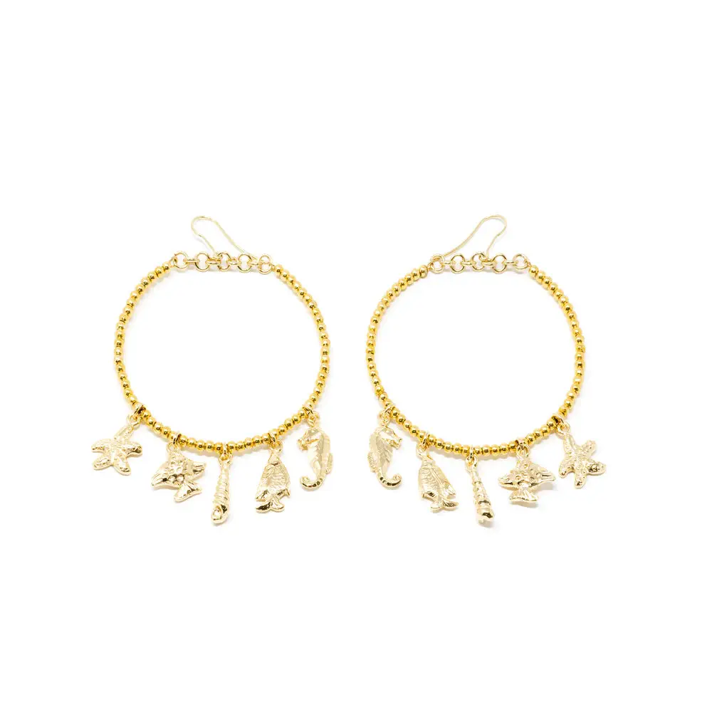 Pendientes Shabama - Formentor Earrings #Shiny Gold by Shabama