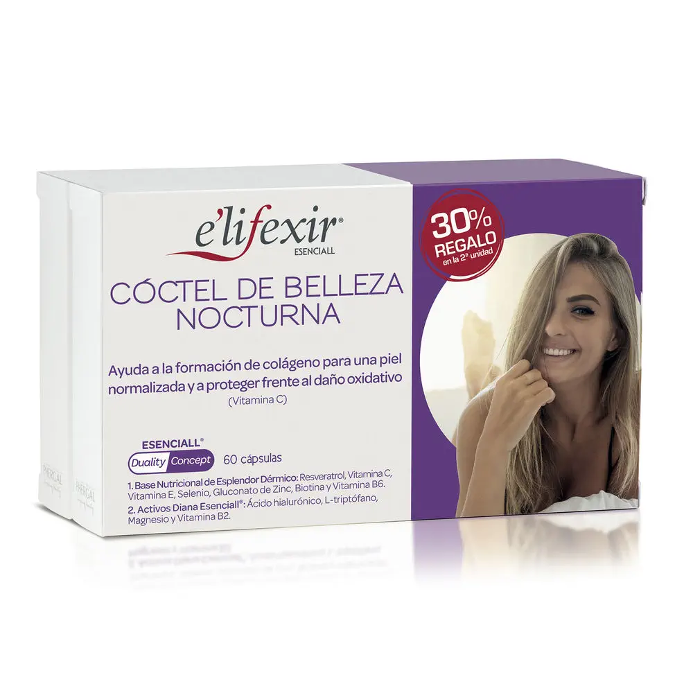 Esenciall Cóctel Belleza Nocturna Cápsulas by E'Lifexir Esenciall - Esenciall Cóctel Belleza Nocturna Cápsulas by E'Lifexir