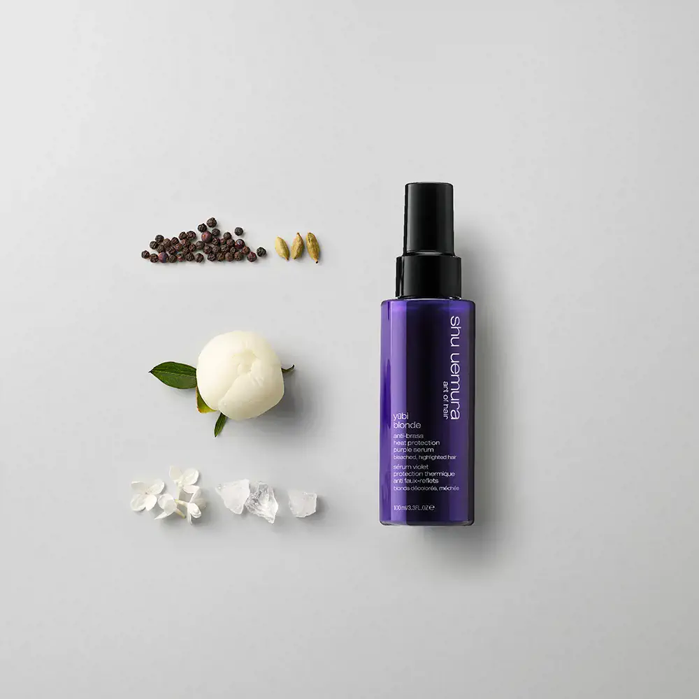 Yubi Blonde - Yubi Blonde Anti-Brass Heat Protection Purple Serum by Shu Uemura