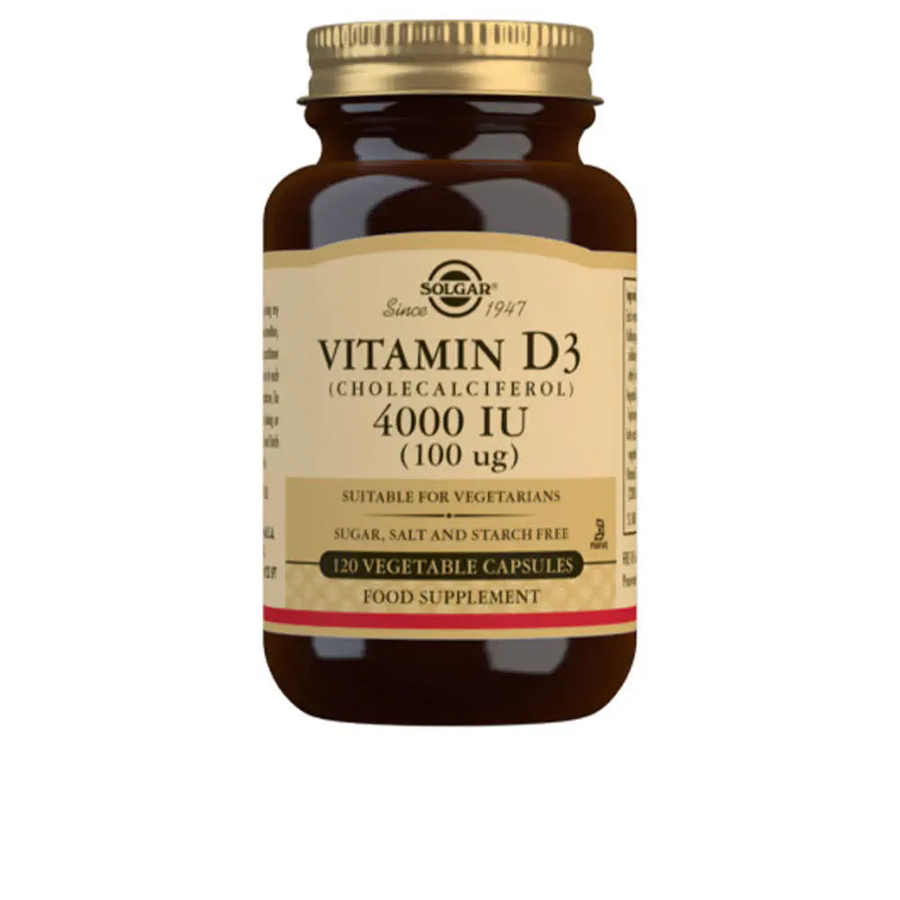 Refuerzo Inmunitario Solgar - Vitamin D3 4000 Iu 100 µg Cholecalciferol Vegetable Capsules by Solgar