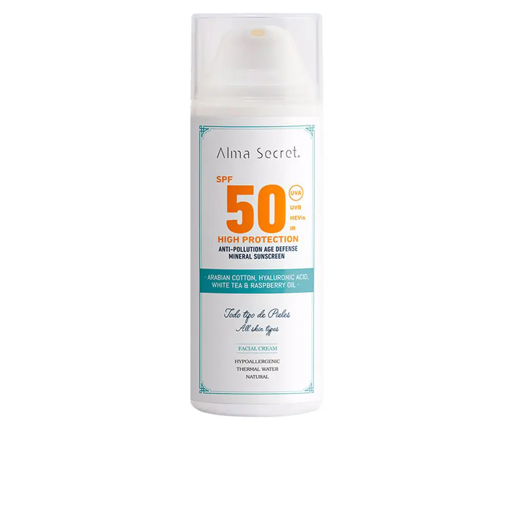 Facial Alma Secret - High Protection Crema Facial Spf50 by Alma Secret