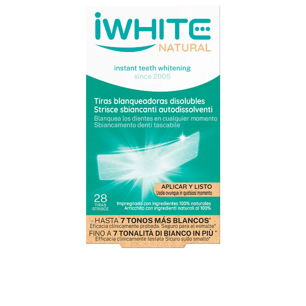 Dissolvable Whitening Strips Nits by Iwhite Tiras Blanqueadoras - Dissolvable Whitening Strips Nits by Iwhite