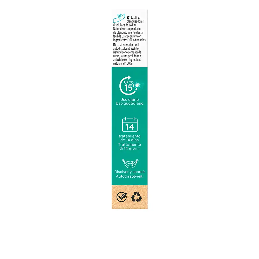Dissolvable Whitening Strips Nits by Iwhite Tiras Blanqueadoras - Dissolvable Whitening Strips Nits by Iwhite