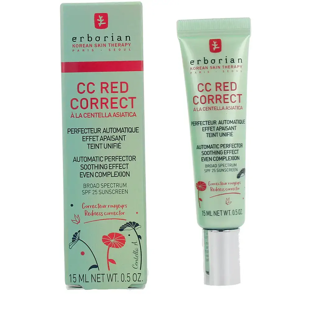Cc Red - Cc Red À La Centella Asiatica Anti-Redness Concealer Spf25 #Clear by Erborian