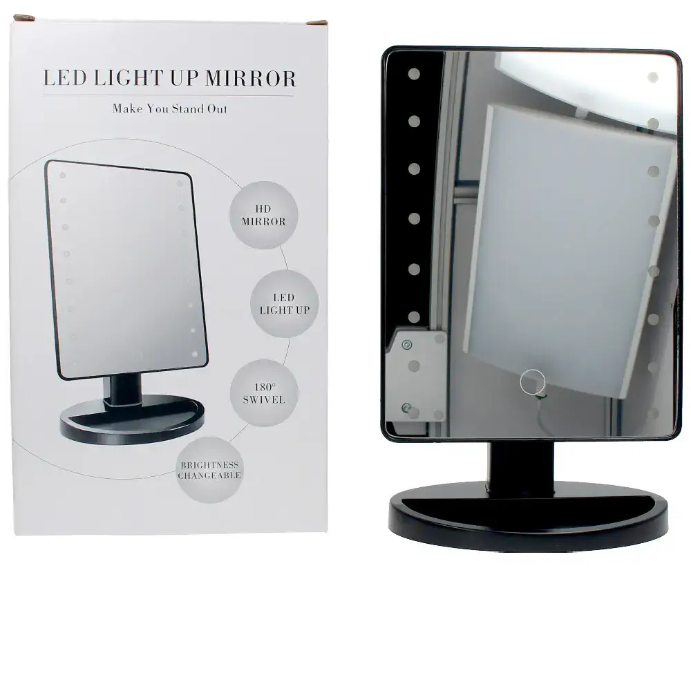 Makeup Mirror Led Light #Black R by Carl&Son Makeup - Makeup Mirror Led Light #Black R by Carl&Son