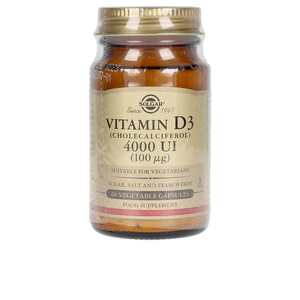 Deporte Y Fitness Solgar - Vit D3 4000 Ui 100 Mcg. Cápsulas Vegetales by Solgar