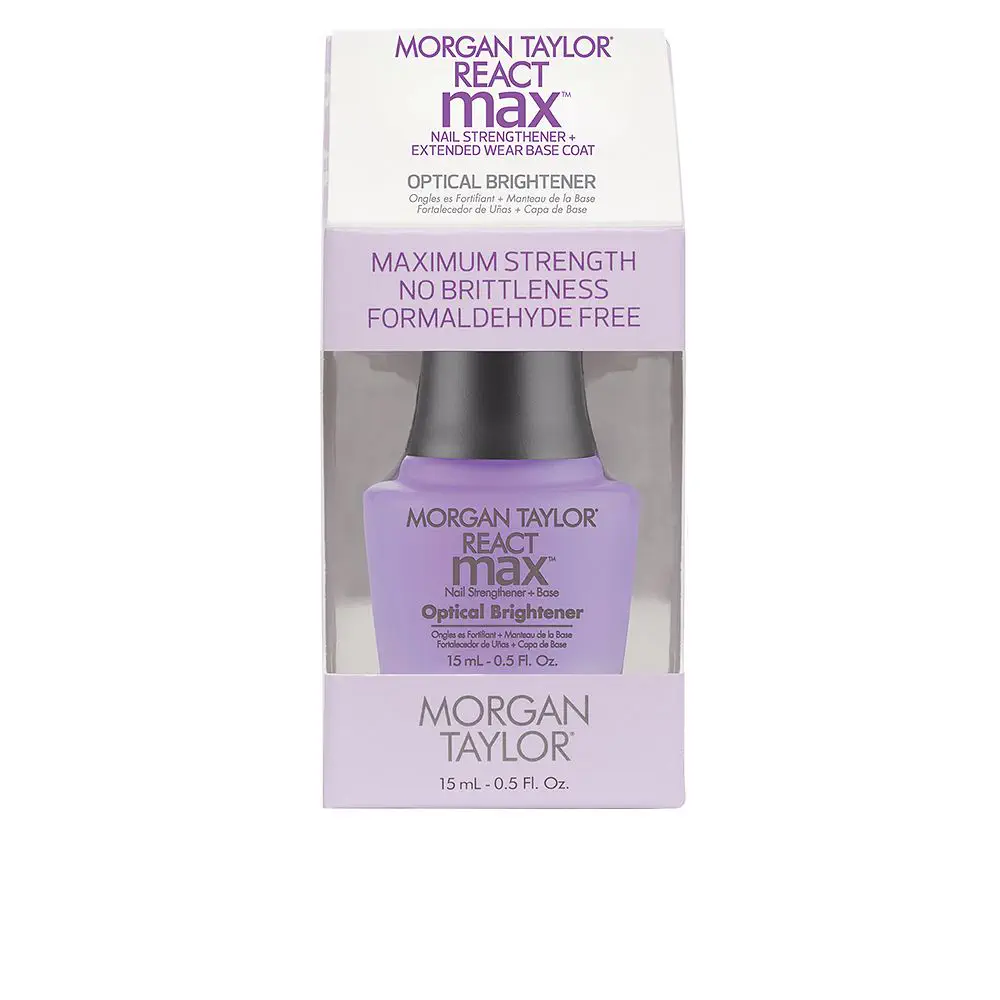 Bases Y Top Coats - React Max Optical Nail Strengthener + Base by Morgan Taylor