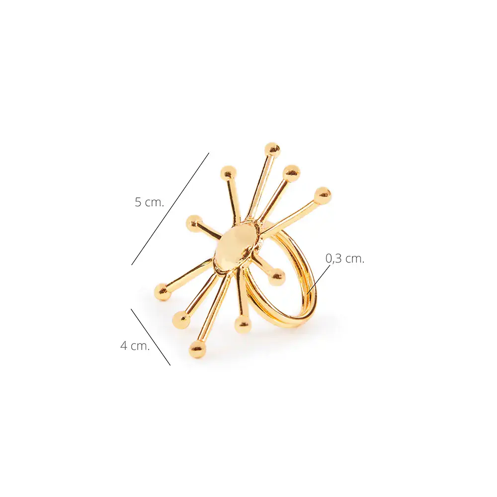 Anillo Shabama - Sun Ring #Bright Gold by Shabama