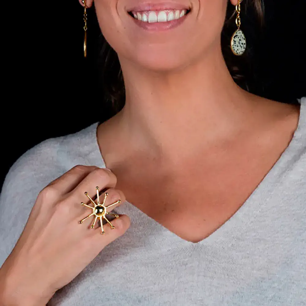 Anillo Shabama - Sun Ring #Bright Gold by Shabama