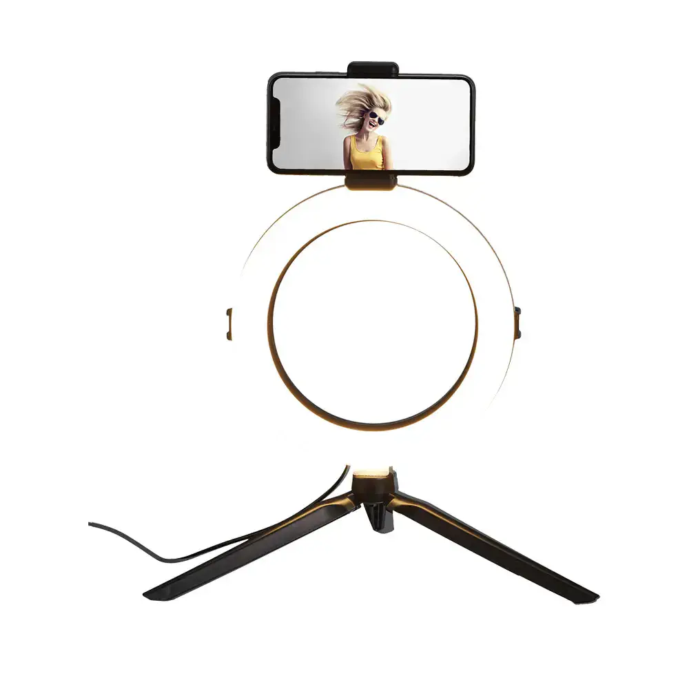 Lámpara Led - Mini Selfie Tripod Led Lamp by Bemix