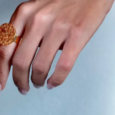 Anillo Shabama - Soho Ring #Gold Glitter by Shabama