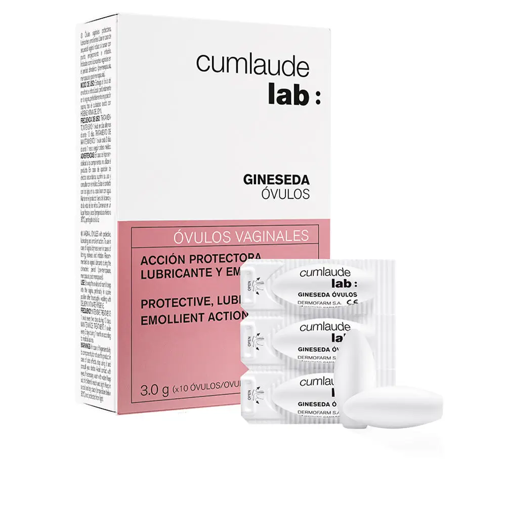 Cumlaude Lab Hidratación - Gineseda Vaginal Suppositories 10 X R by Cumlaude Lab