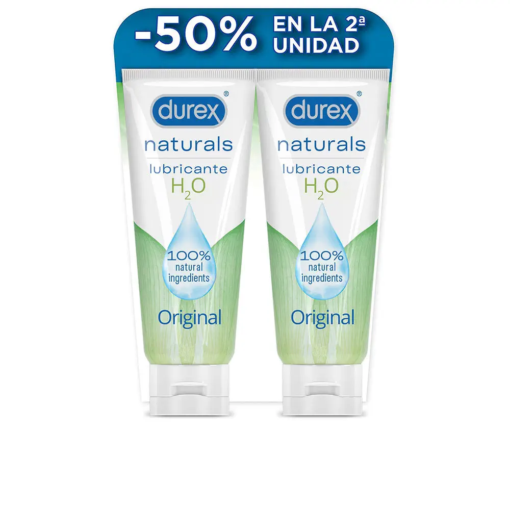 Durex Naturals - Naturals 100% Natural Lubricant Gel Lot 2 X by Durex