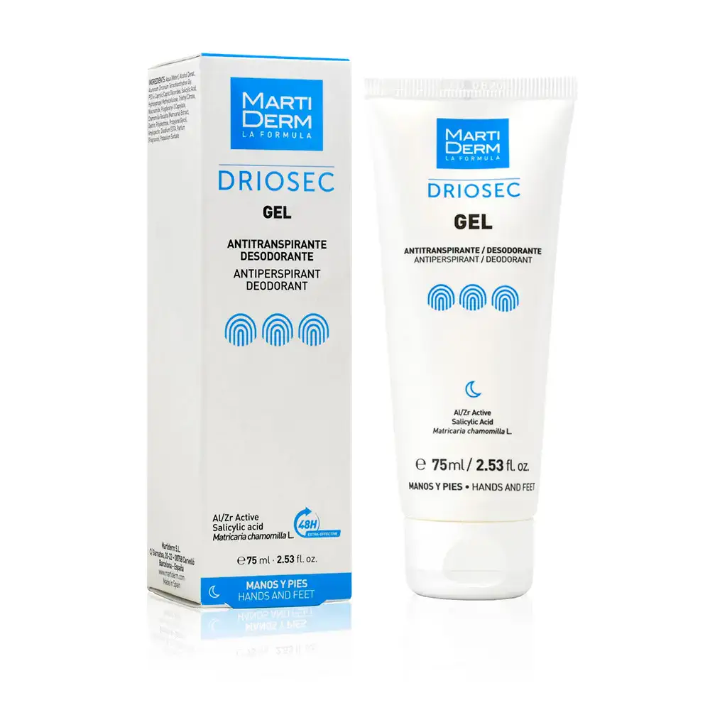 Driosec - Driosec Antiperspirant Gel For Hands And Feet by Martiderm