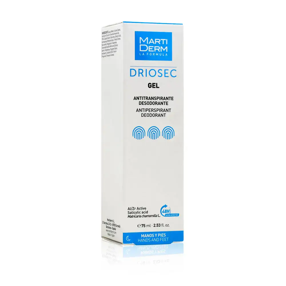 Driosec - Driosec Antiperspirant Gel For Hands And Feet by Martiderm
