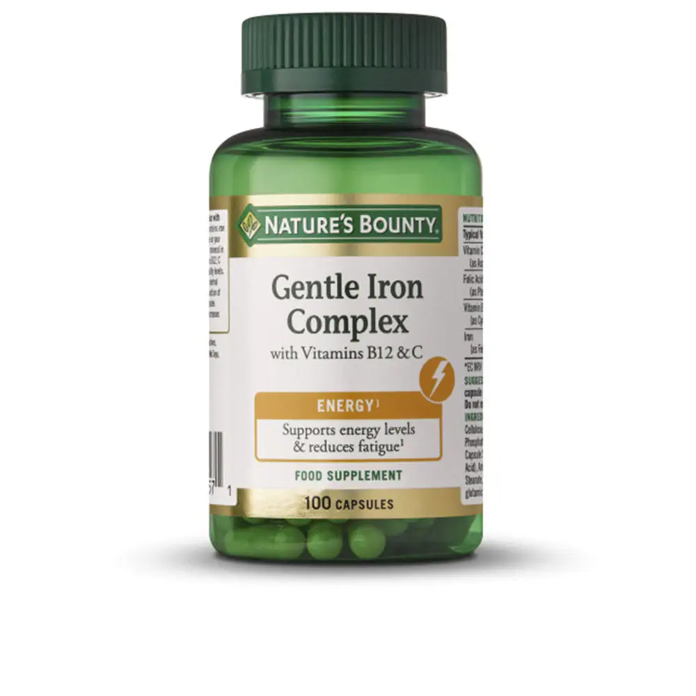 Iron Gentle Complex With Vitamin C &Amp; B12 100 Capsules by Nature'S Bounty Bons&Joint Health - Iron Gentle Complex With Vitamin C &Amp; B12 100 Capsules by Nature'S Bounty