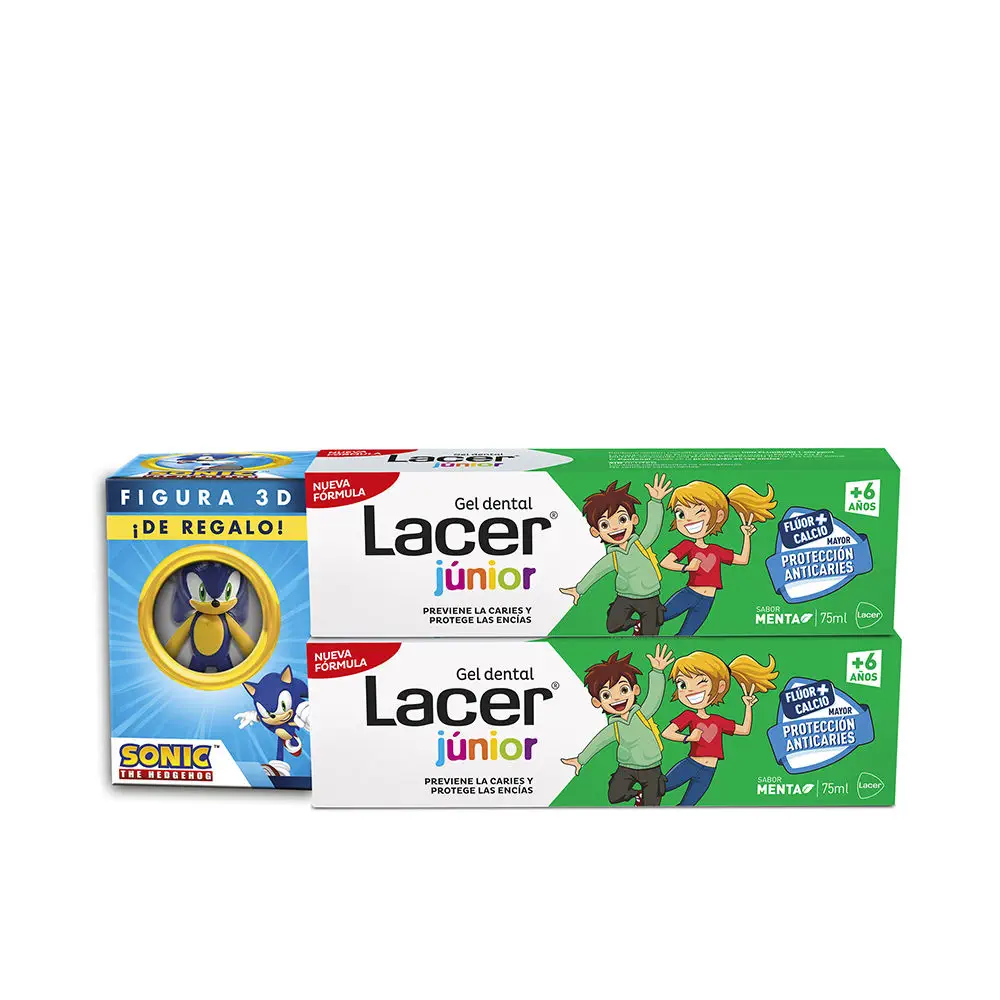 Lacer Junior - Junior Duo Mint Dental Gel + Gift 2 X 75 Ml by Lacer