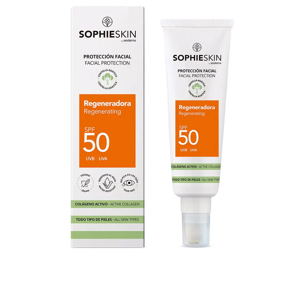 Regenerating Facial Sun Cream Spf50 by Sophieskin Sophieskin - Regenerating Facial Sun Cream Spf50 by Sophieskin
