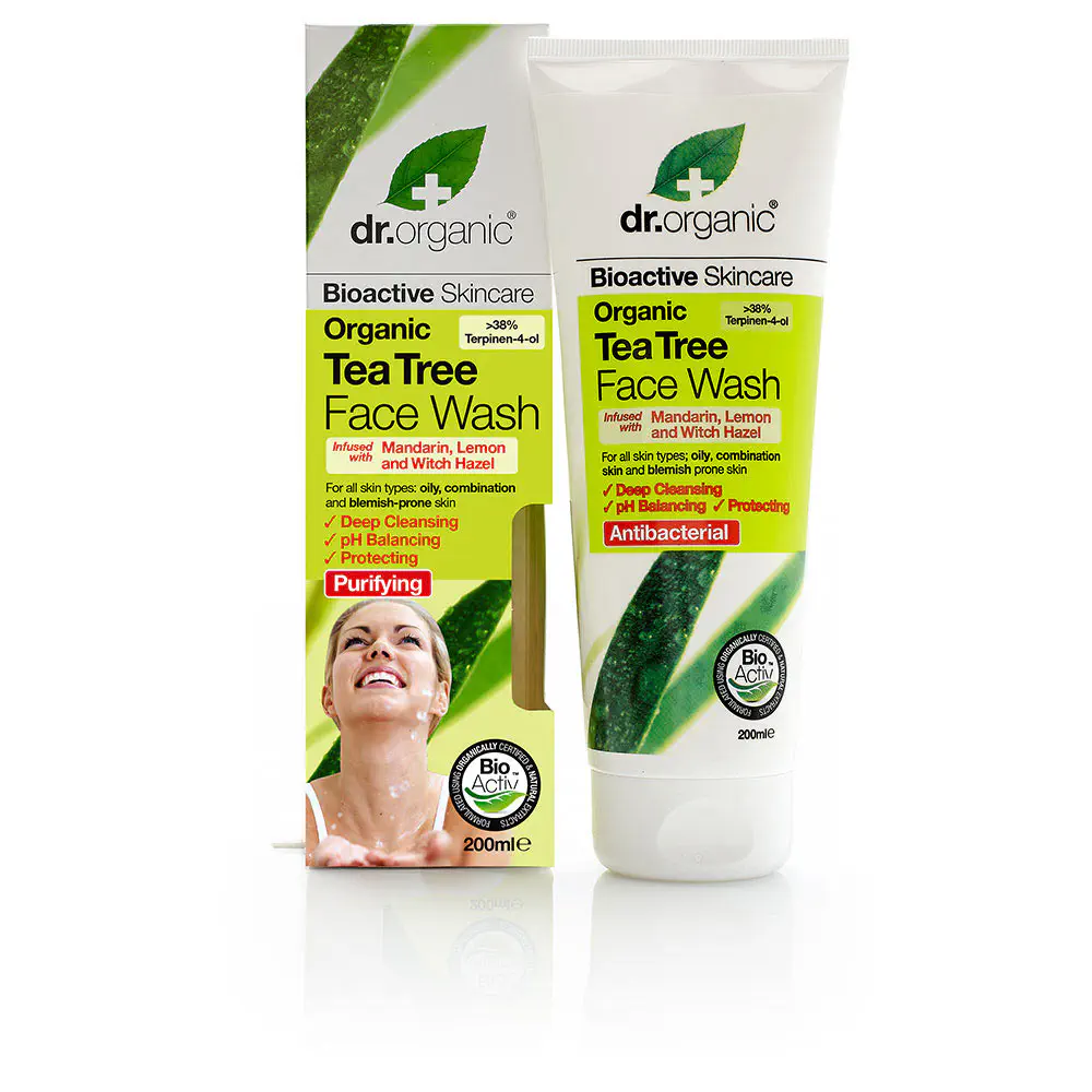 Tea Tree Dr Organic - Bioactive Organic Tea Tree Face Wash by Dr. Organic