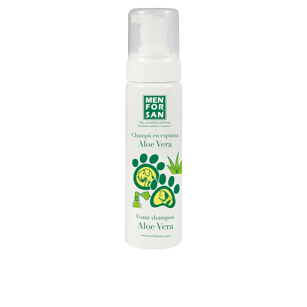 Menforsan Perros Y Gatos - Champú Perros Y Gatos En Espuma Con Aloe Vera by Men For San