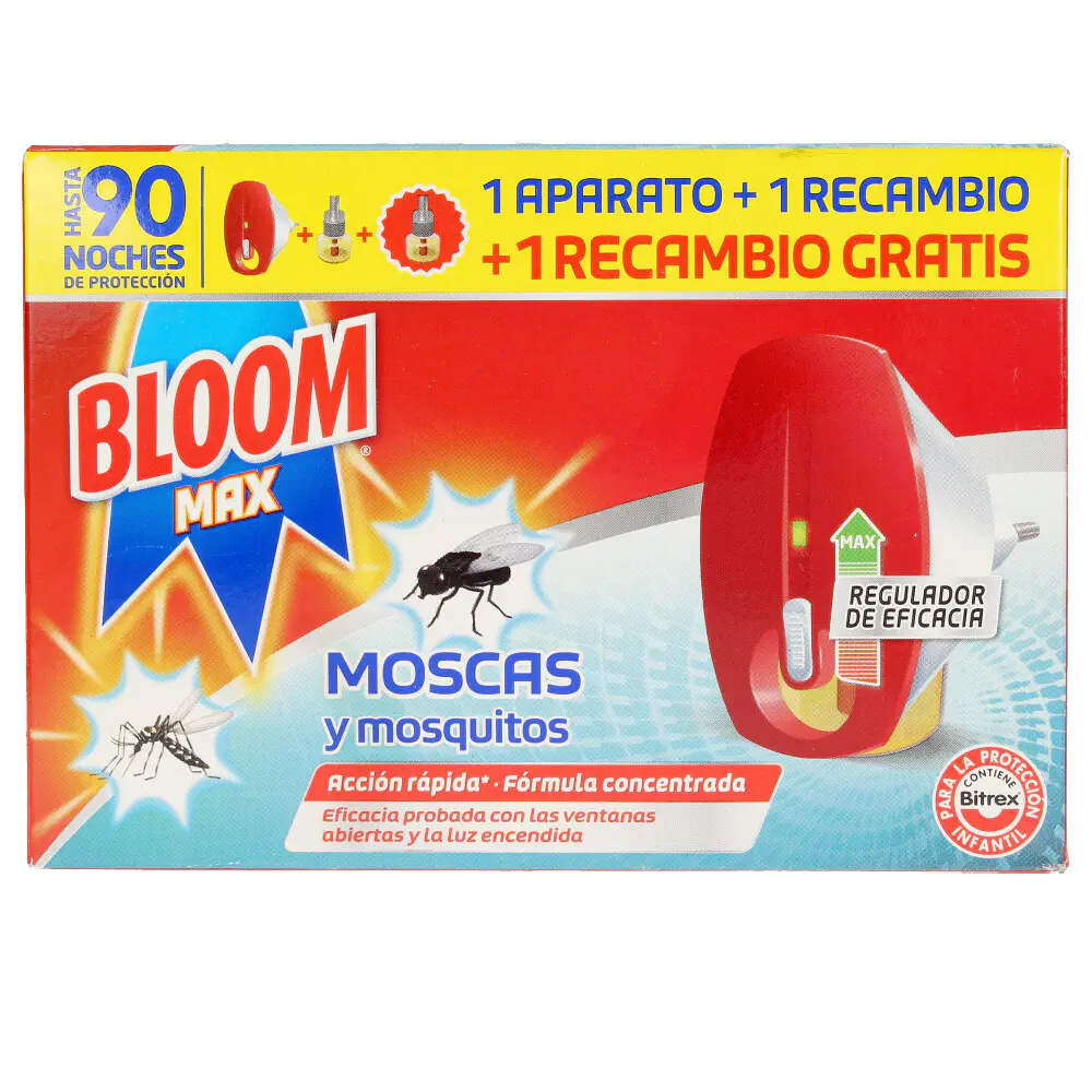 Bloom Max - Max Flies &Amp; Mosquitoes Electric Apt. + 2 Recharges by Bloom