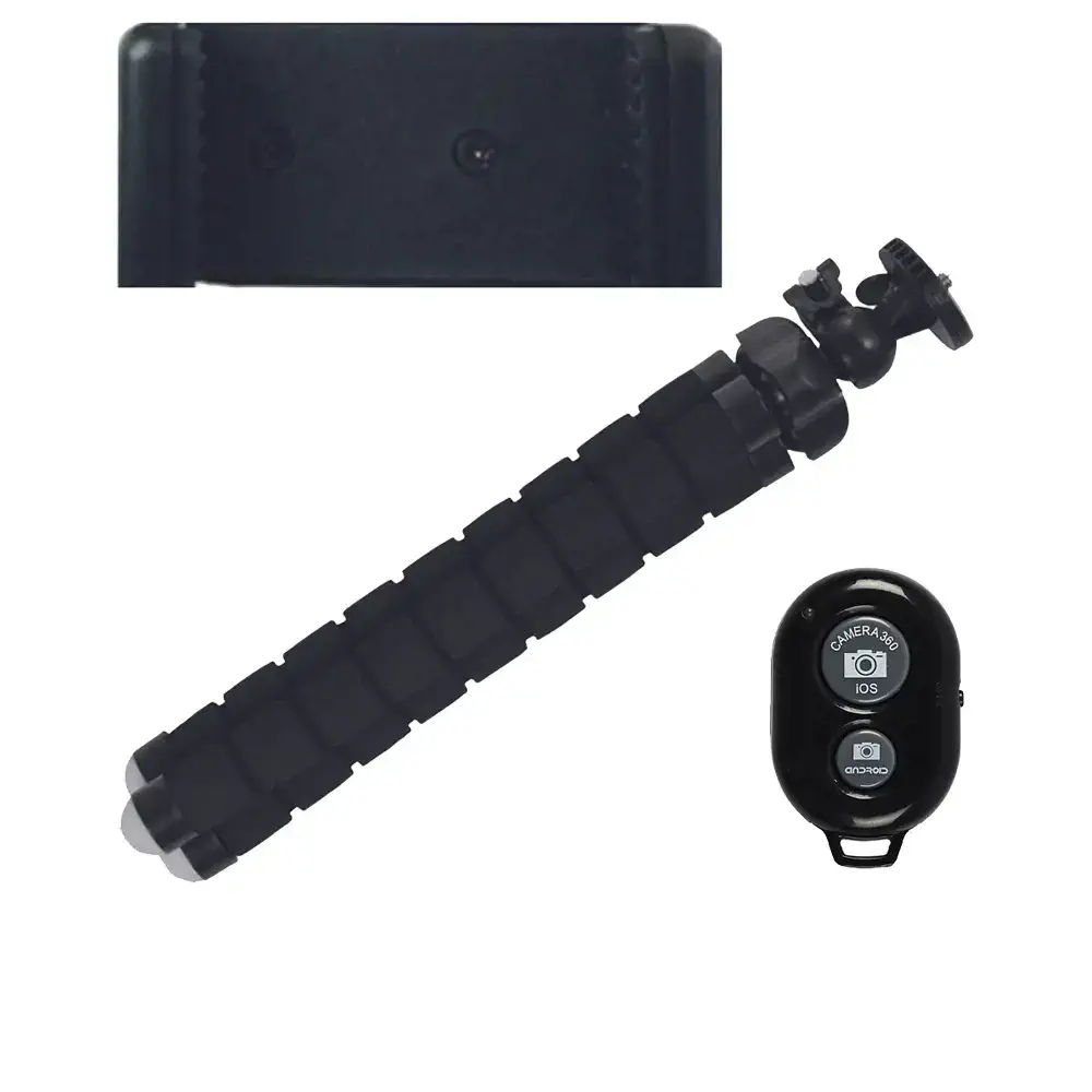 Palo Trípode - Flexible Selfie Tripod Stick by Bemix