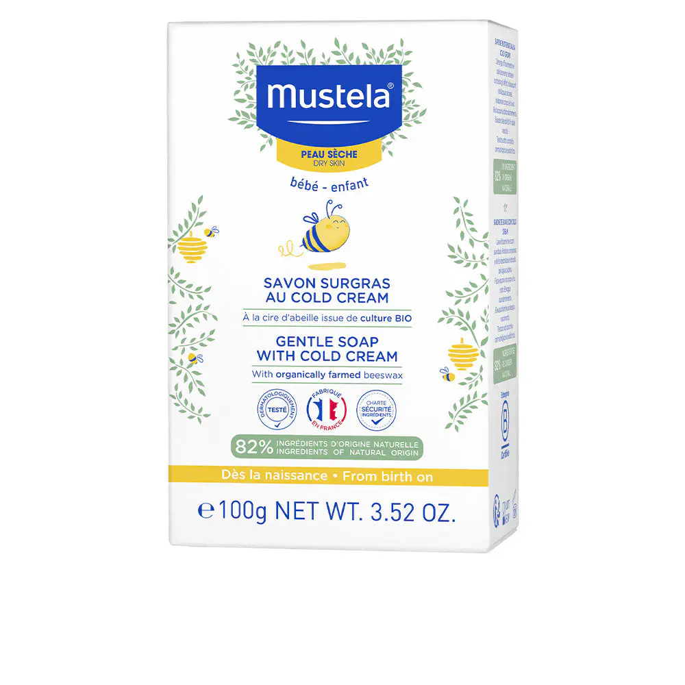 Bebé-Niño - Baby-Child Cold Cream Nutriprotector Superfat Soap R by Mustela
