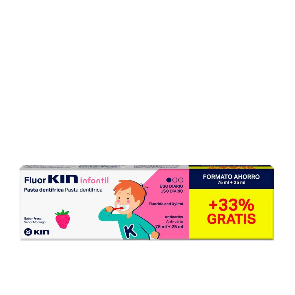 Fluorkin - Fluorkin Children Toothpaste #Strawberry 75+25 Ml by Kin