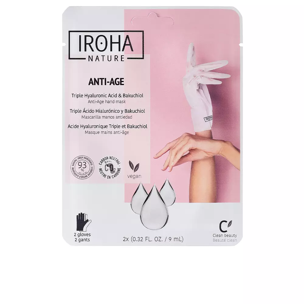 Anti-Age Iroha - Anti-Age Triple Hyaluronic Acid & Bakuchiol Hand Mask by Iroha