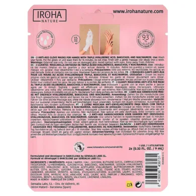 Anti-Age Iroha - Anti-Age Triple Hyaluronic Acid & Bakuchiol Hand Mask by Iroha