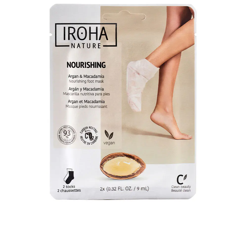 Argan & Macadamia Nourishing Socks by Iroha Argan & Macadamia - Argan & Macadamia Nourishing Socks by Iroha