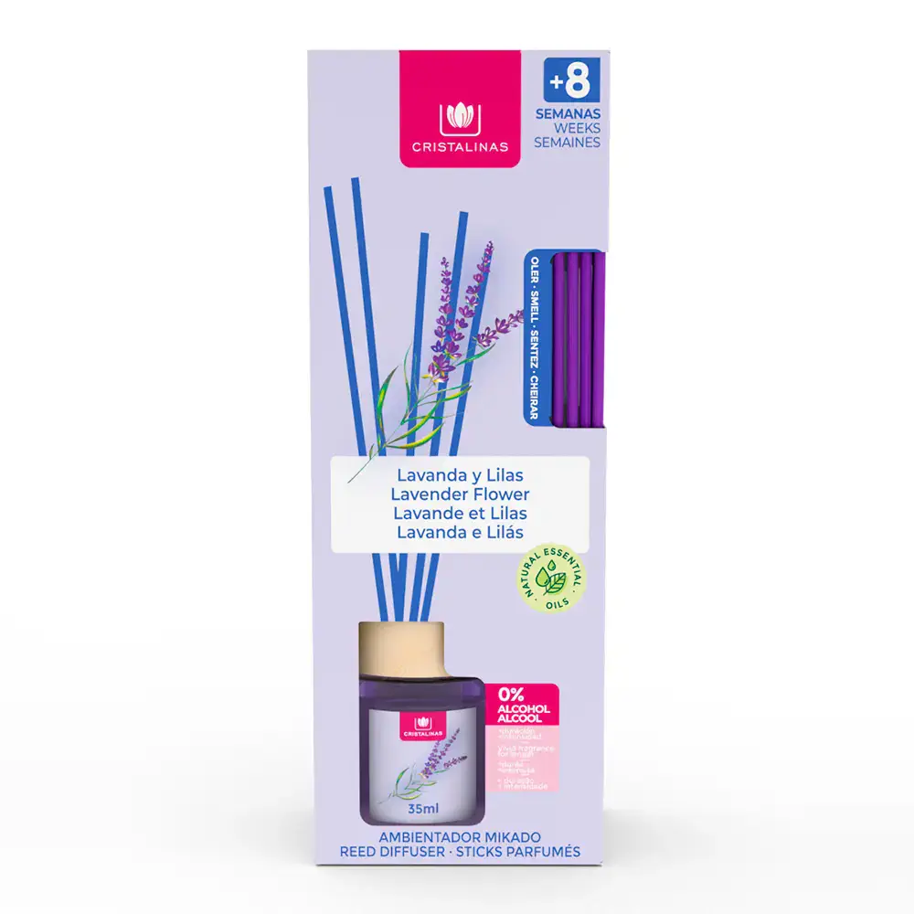 Mikado Cristalinas - Mikado Air Freshener 0% #Lavender by Cristalinas