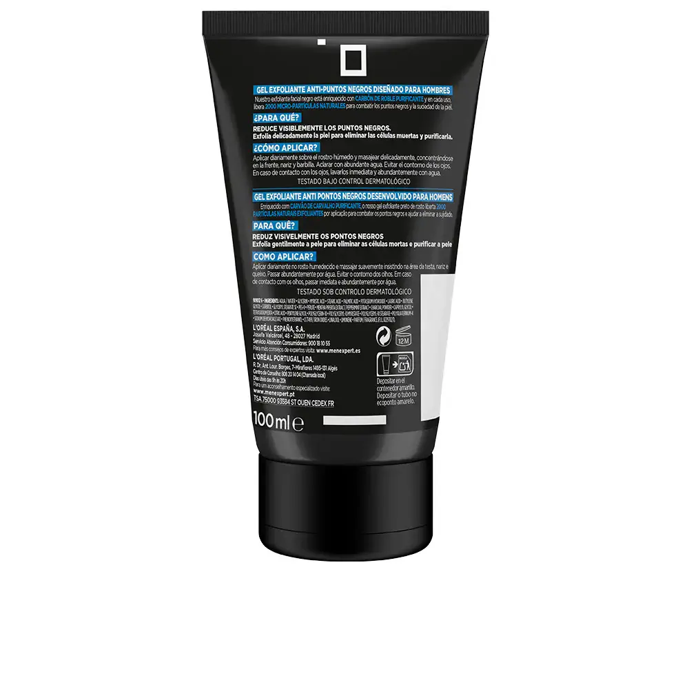 Men Expert - Men Expert Pure Charcoal Gel Exfoliante P.Negros by L'Oréal Paris
