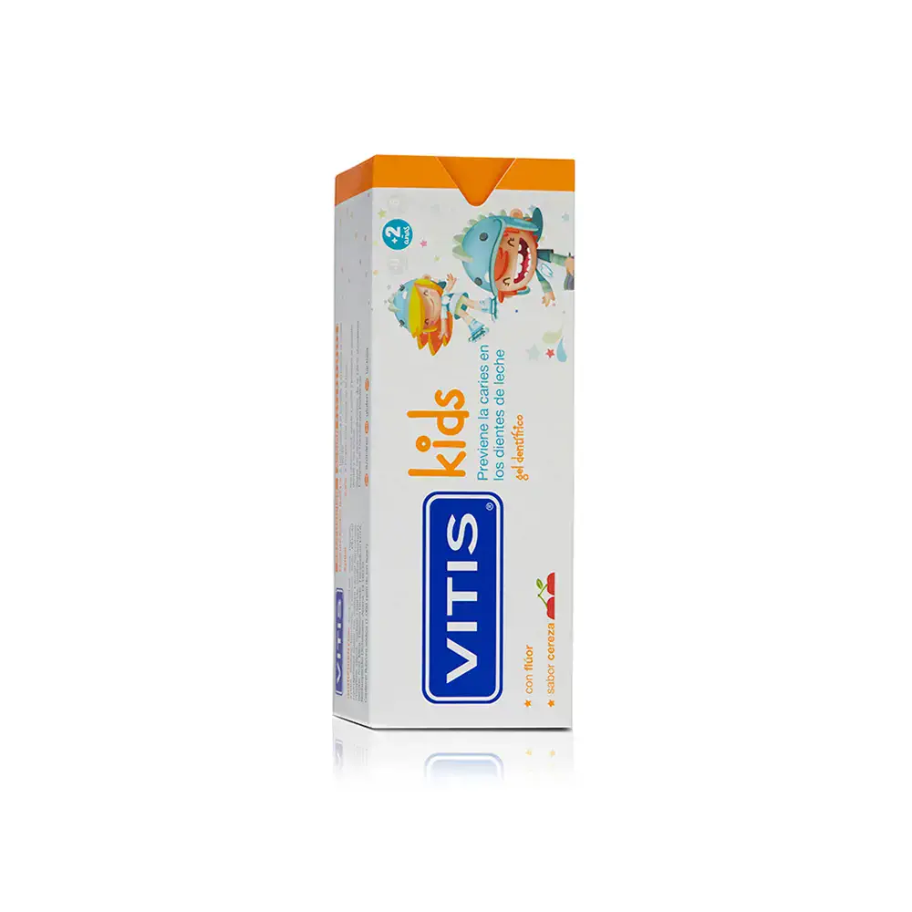 Kids Toothpaste Gel With Fluoride #Cherry by Vitis Kids Vitis - Kids Toothpaste Gel With Fluoride #Cherry by Vitis