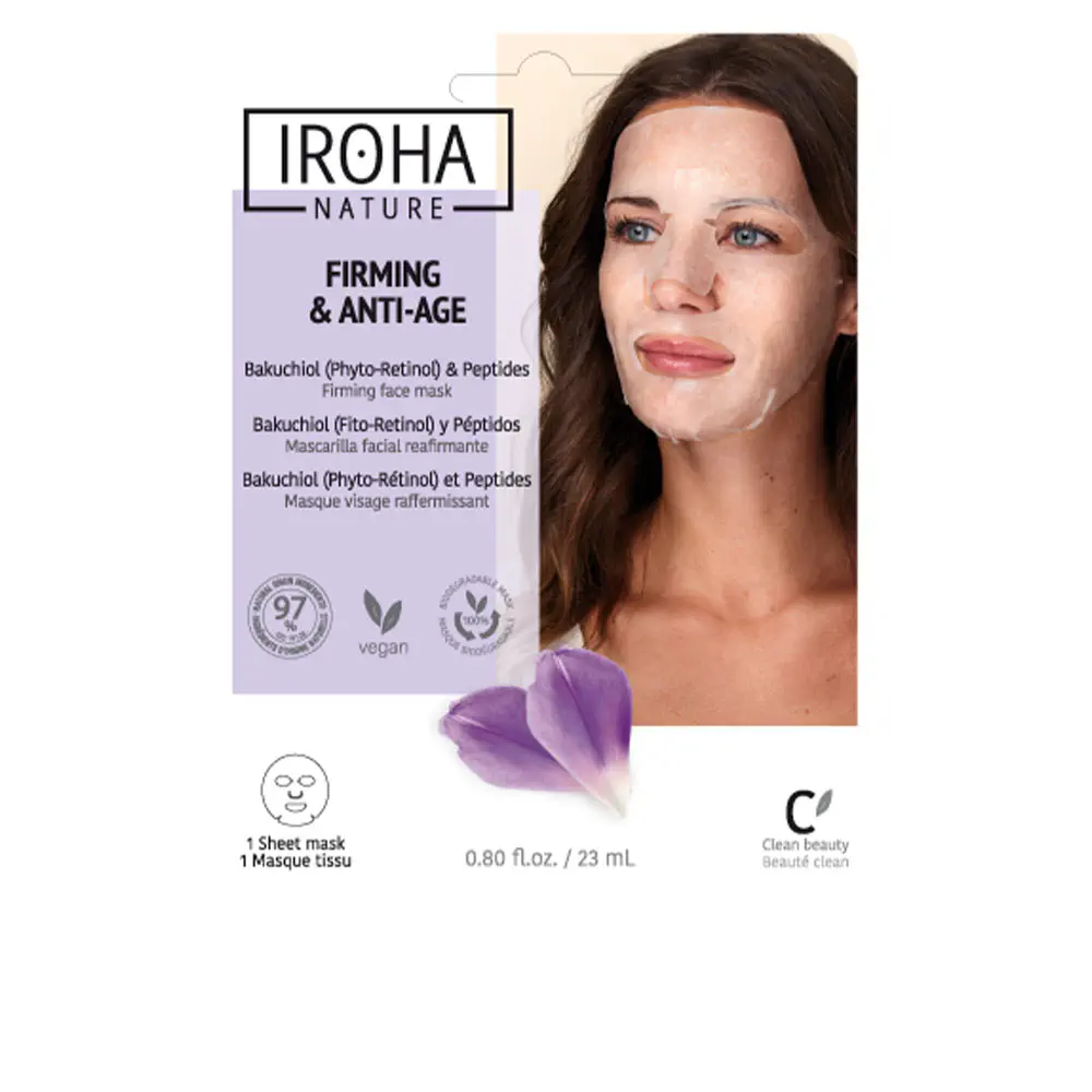 Tissue Mask - Firming & Anti-Age Backuchiol & Peptides Firming Face Mask by Iroha