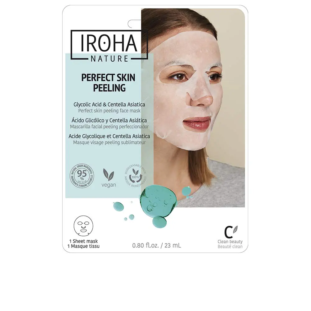 Tissue Mask - Perfect Skin Peeling Glicolic Acid & Centella Asiatica by Iroha