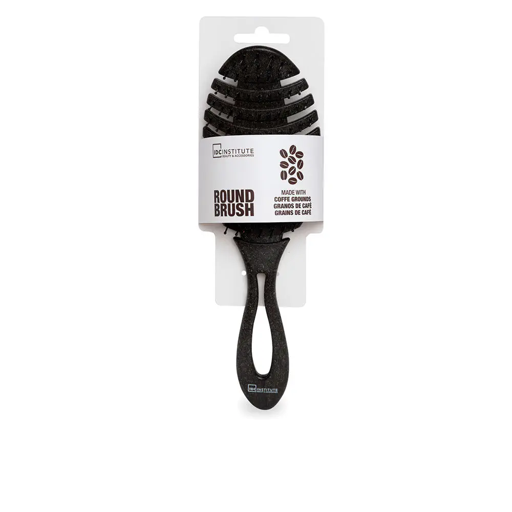 Round Brush Flexible Hair Bio-Based Coffee by Idc Institute Round Brush - Round Brush Flexible Hair Bio-Based Coffee by Idc Institute