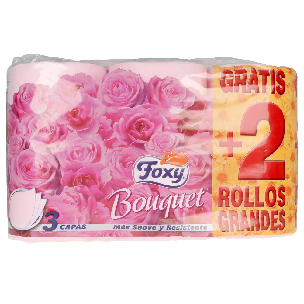 Bouquet Foxy - Bouquet Papel Higiénico Color & Perfume 3 Capas by Foxy