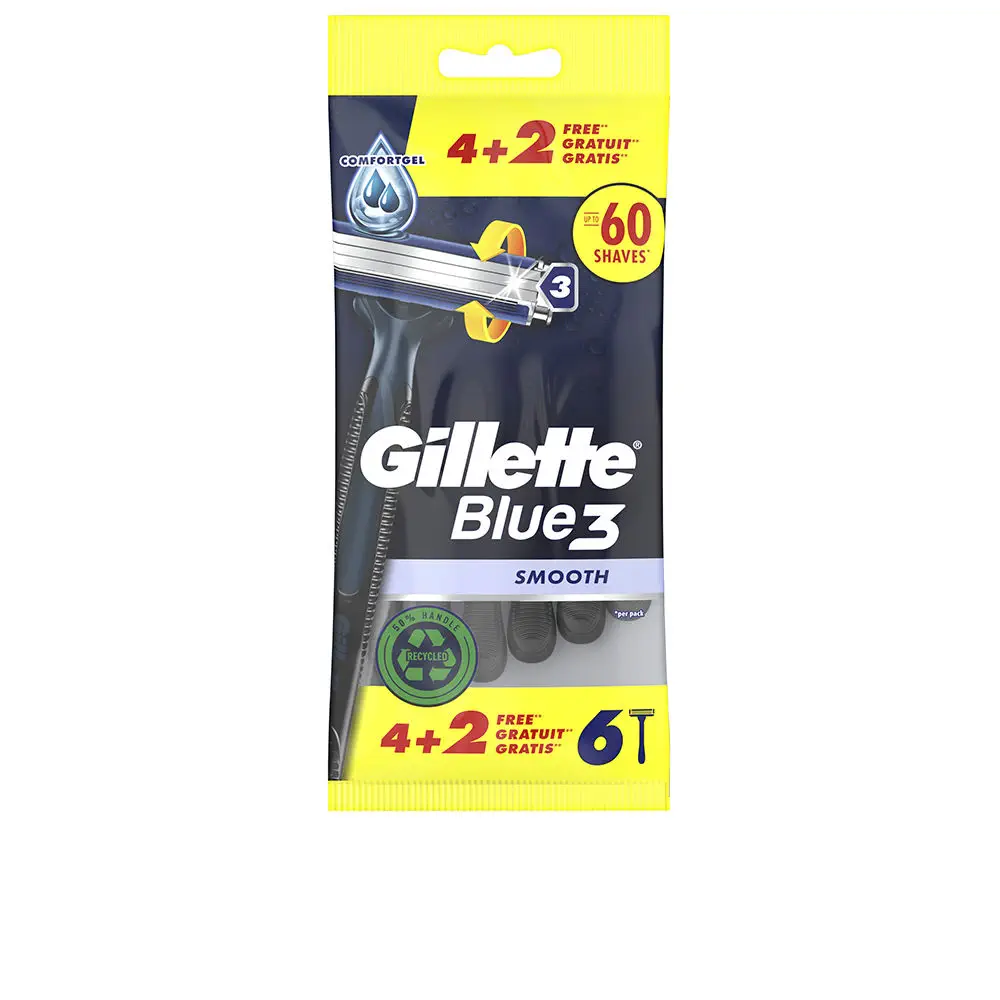 Blue Gillette - Blue 3 Disposable Razor Blades Nits by Gillette