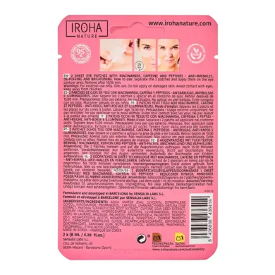 Eye Pads - Global Eye Care Niacinamide, Caffeine & Peptides by Iroha