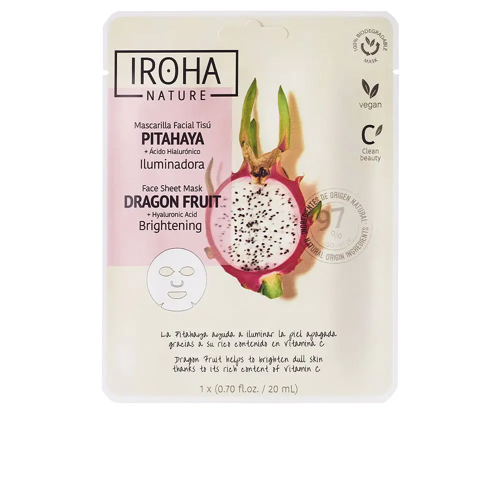 Nature Mask - Nature Mask Dragon Fruit + Hyaluronic Acid by Iroha