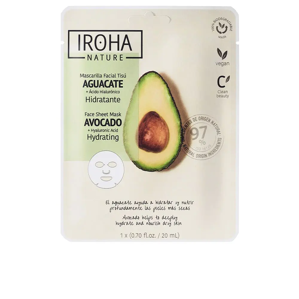 Nature Mask - Nature Mask Avocado + Hyaluronic Acid by Iroha