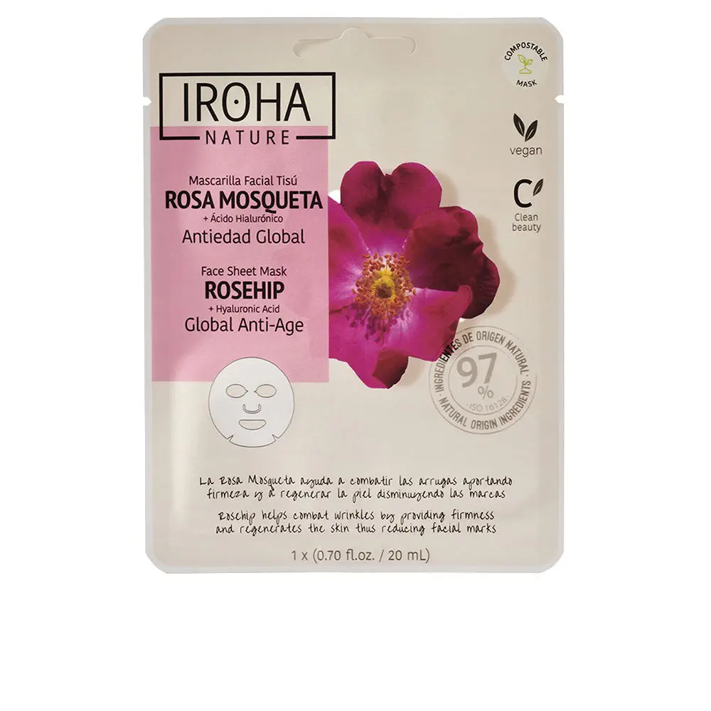 Rosa Mosqueta - Rosehip Tissue Facial Mask by Iroha