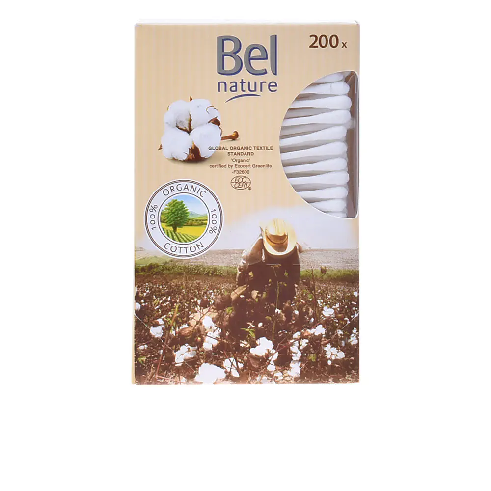 Nature Ecocert Bastoncillos Cartón Algodón Orgánico by Bel Bel Nature - Nature Ecocert Bastoncillos Cartón Algodón Orgánico by Bel