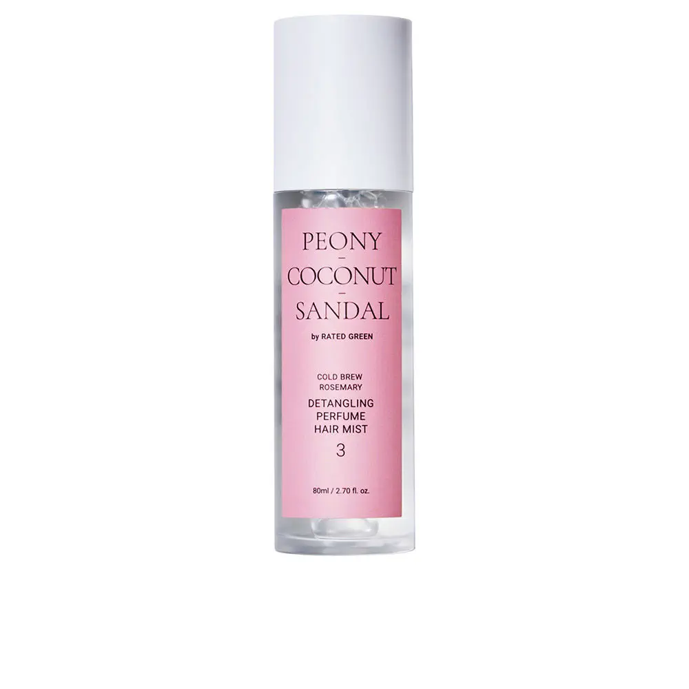 Peony Cocconut Sandal - Peony Cocconut Sandal 03 Detanling Perfume Hair Mist by Rated Green